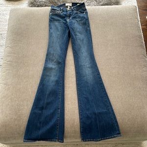 Size 23 FRAME flared legged jeans